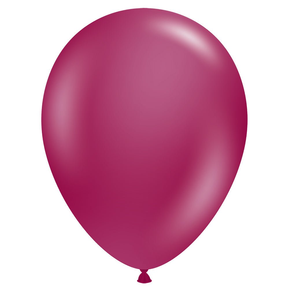Latex Balloons 5 Inch TUFTEX Crystal Burgundy
