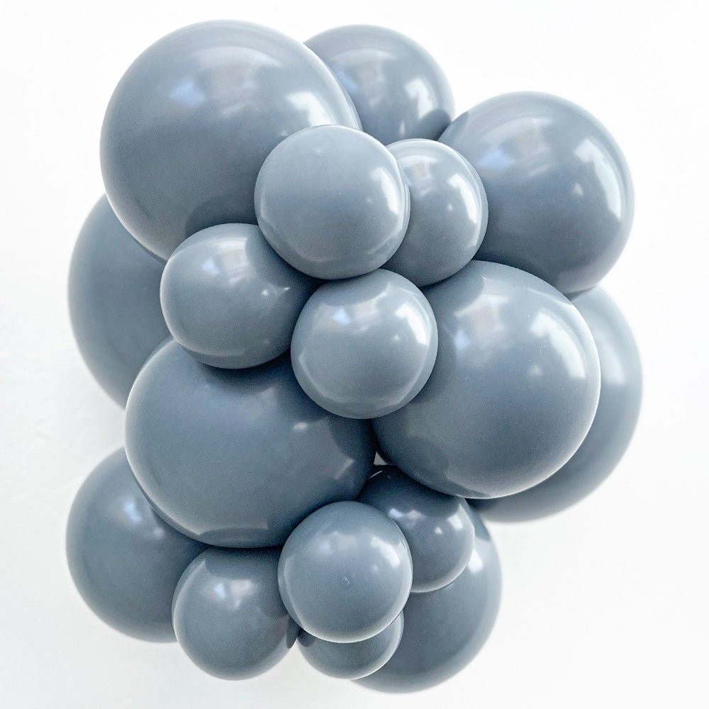 Latex Balloons 5 Inch TUFTEX Gray Smoke