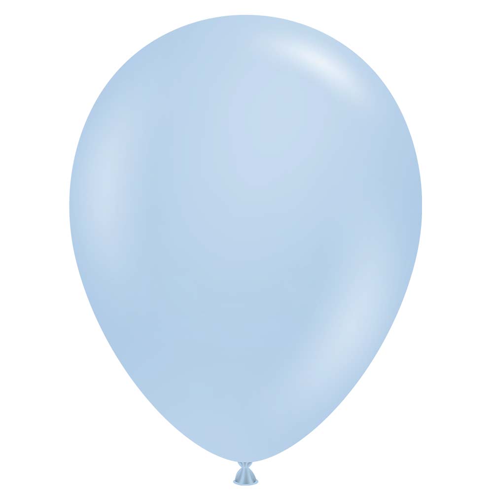 Latex Balloons 5 Inch TUFTEX Monet Pastel Blue