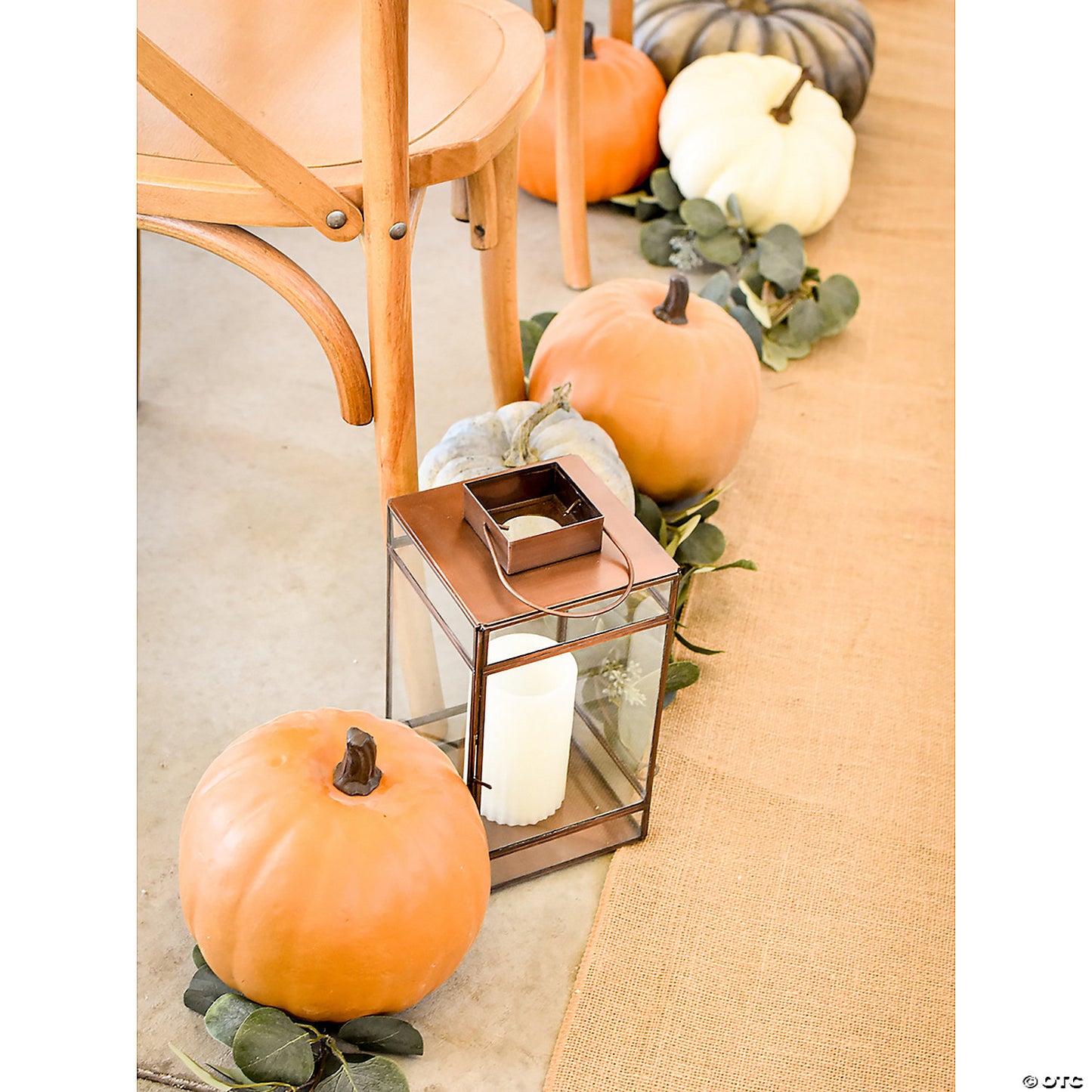 5-Inch Orange Foam Craft Pumpkin for DIY Halloween Decorating