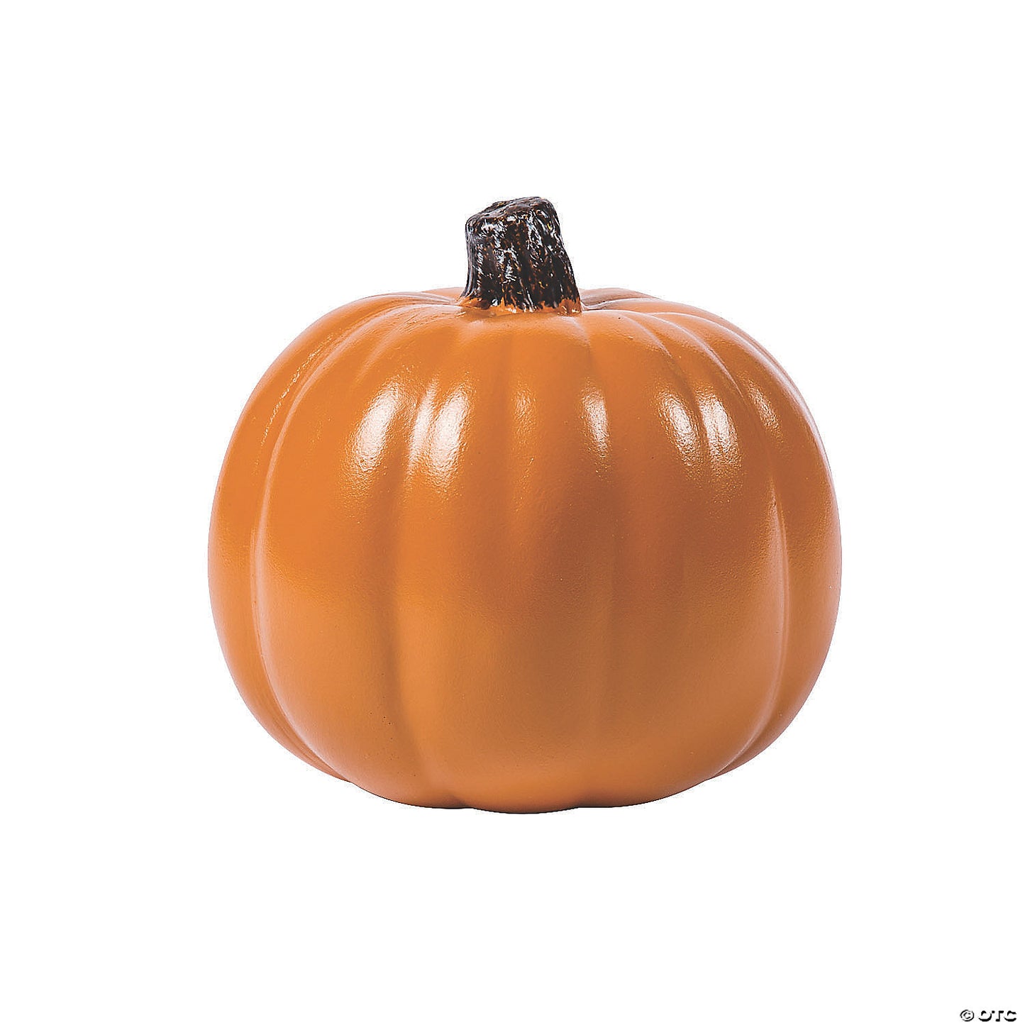 5-Inch Orange Foam Craft Pumpkin for DIY Halloween Decorating