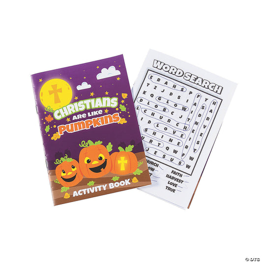 5" x 7” Christians Are Like Pumpkins Paper Activity Books - 24 Pc.