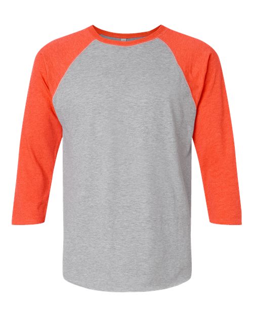 Baseball Fine Jersey Three-Quarter Sleeve Tee | USA Decoration