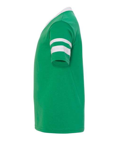 Youth V-Neck Jersey with Striped Sleeves | USA Decoration