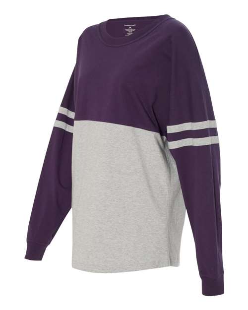 Women's Jersey Pom Pom Long Sleeve T-Shirt | USA Decoration