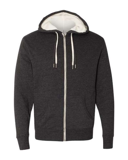 Sherpa-Lined Hooded Sweatshirt | USA Decoration