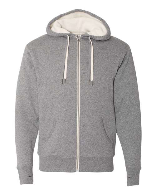 Sherpa-Lined Hooded Sweatshirt | USA Decoration