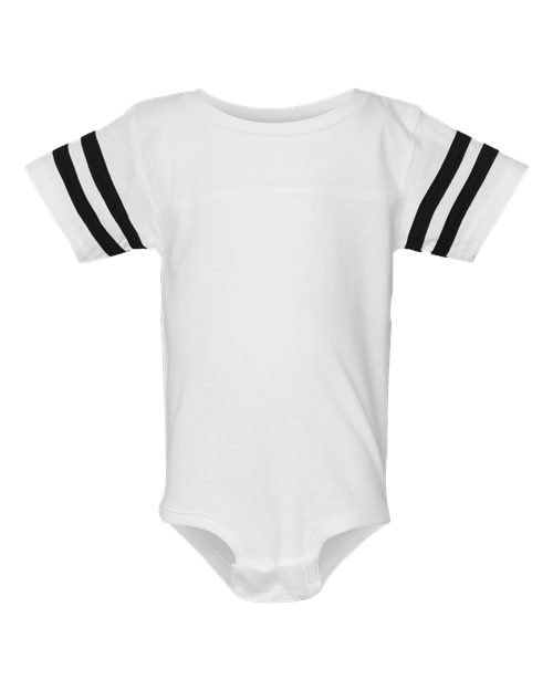 Infant Football Fine Jersey Bodysuit | USA Decoration