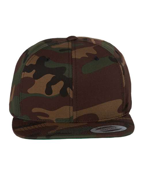 Premium Flat Bill Snapback Cap | USA Decoration