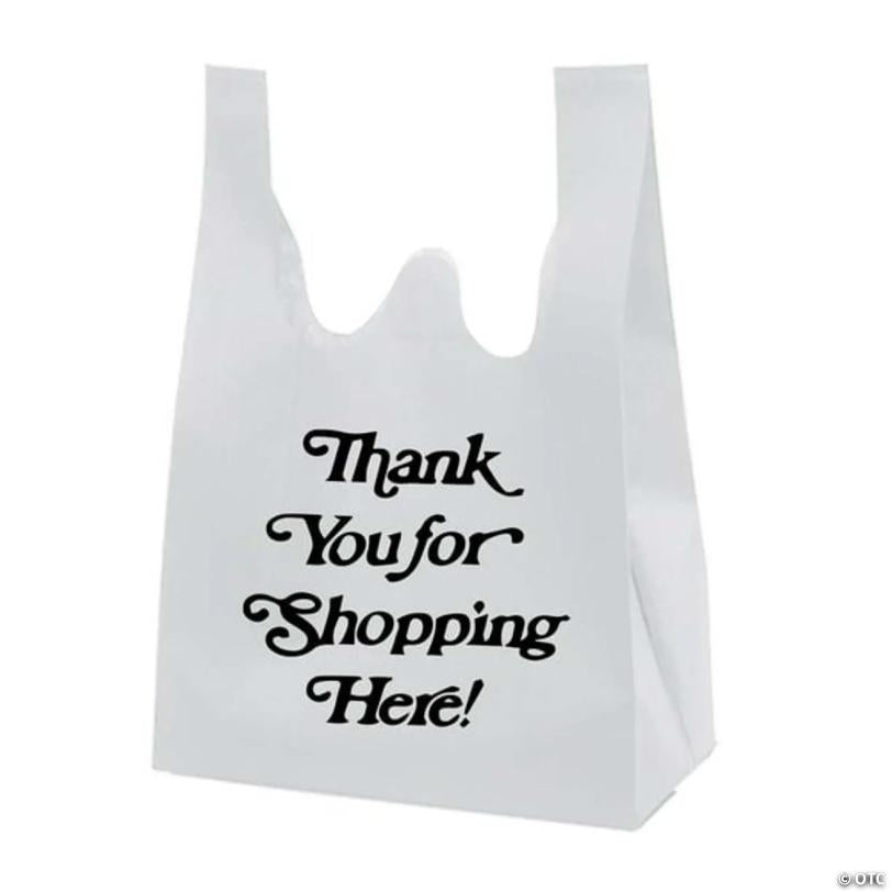 50 Pack Thank You Bags for Small Business
