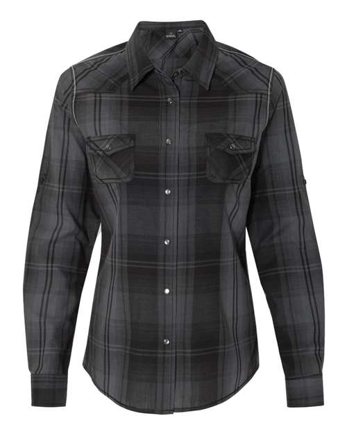 Women's Convertible Sleeve Western Shirt | USA Decoration
