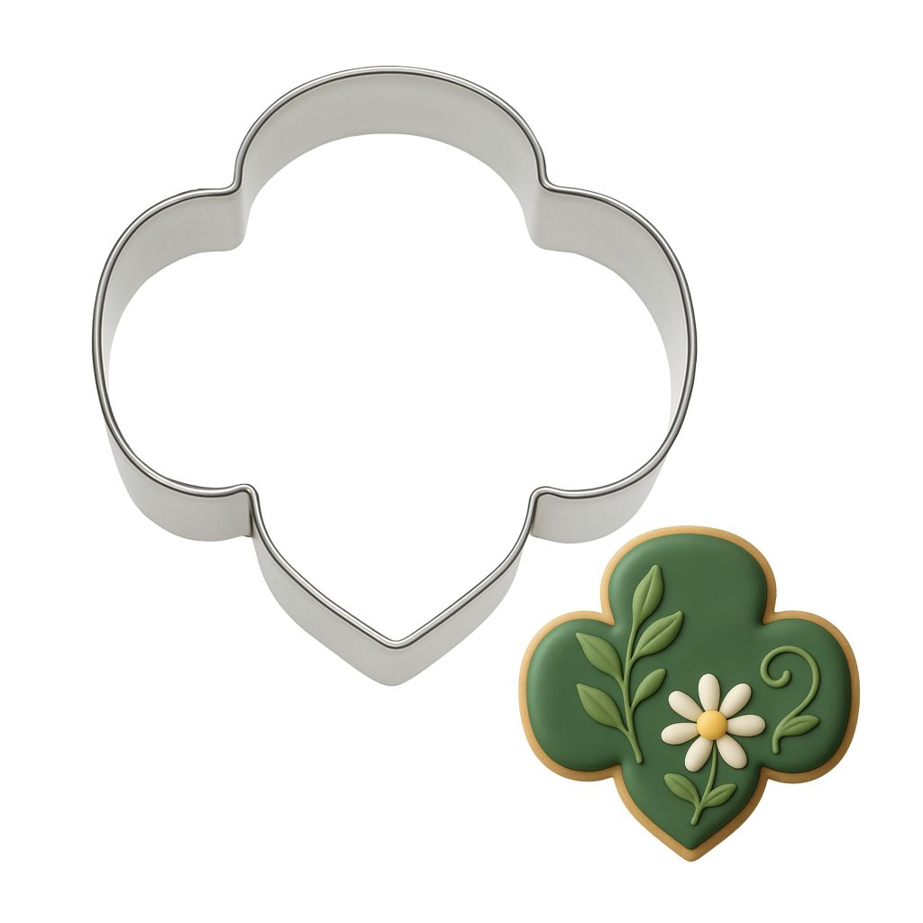 Trefoil Cookie Cutter 3.5 in B0262