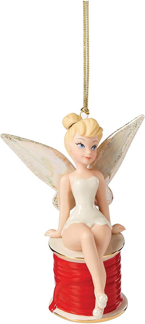 Lenox 892572 2021 Tinker Bell On Christmas Ribbon Ornament