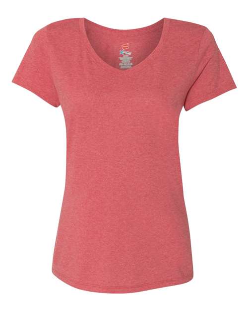 Perfect-T Women’s Triblend V-Neck T-Shirt | USA Decoration
