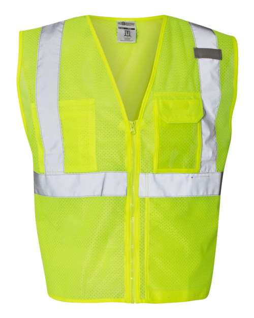 Clear ID Vest with Zipper Closure | USA Decoration