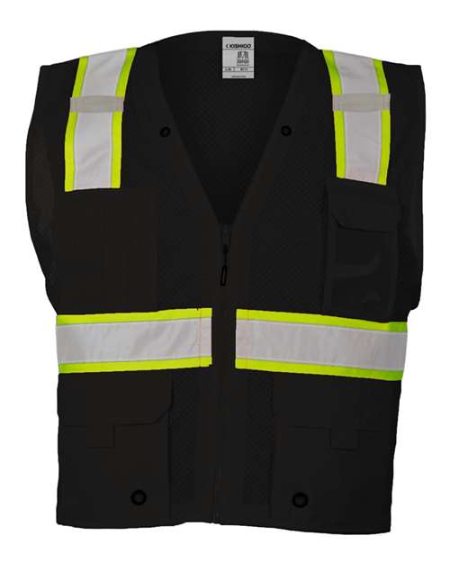 EV Series® Enhanced Visibility Multi-Pocket Mesh Vest | USA Decoration