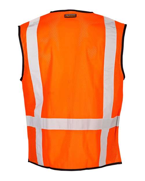 Black Bottom Mesh Class 2 Vest | USA Decoration