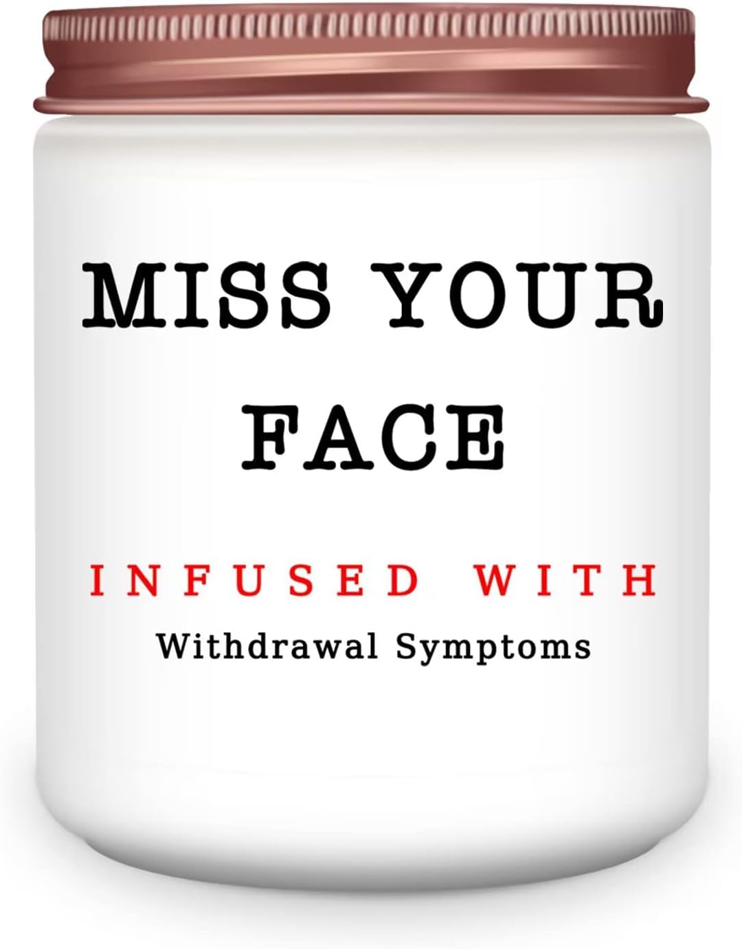 Homsolver Gifts for Women, Men, Friends, Sister, Bestie, Mother Day Gift for Friend, Christmas Birthday Candles for Her Him, Unique Friendship Gift for Friend, Miss Your Face Scented Candle