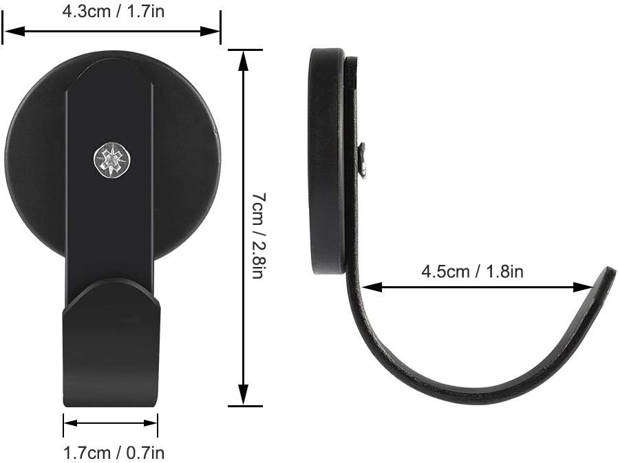Picowe 2 Pack Magnetic Wreath Hanger Wreath Holder Wreath Hanger Hook for Metal Front Door for Christmas Decorations