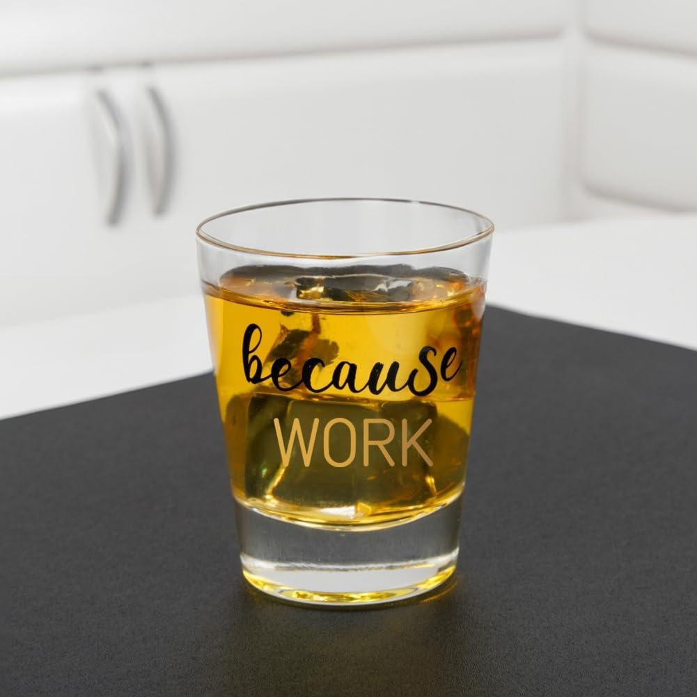 Before Work After Work Because Work Cup Drinkware Gift Set for Men Women