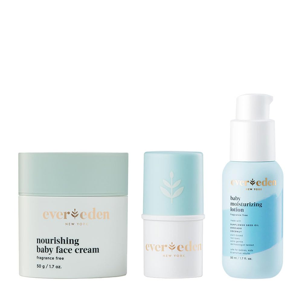 Baby Face Cream & Lotion Set – Hydrating, Gentle, Vegan