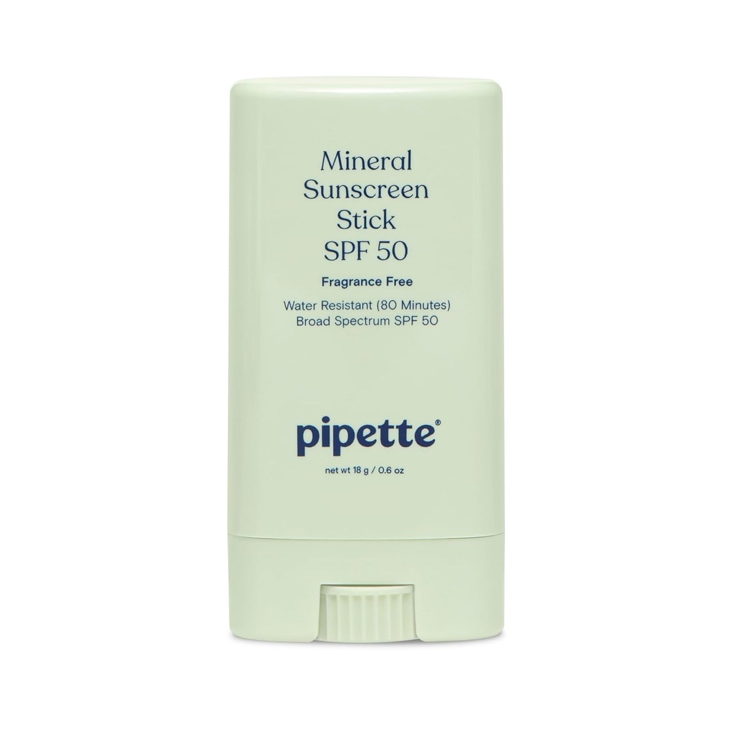 Baby Mineral Sunscreen Stick SPF 50 Broad Spectrum, Water Resistant, Non-Nano Zinc Oxide Sunblock for Kids & Sensitive Skin, Travel Size 0.6 oz