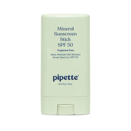 Baby Mineral Sunscreen Stick SPF 50 Broad Spectrum, Water Resistant, Non-Nano Zinc Oxide Sunblock for Kids & Sensitive Skin, Travel Size 0.6 oz
