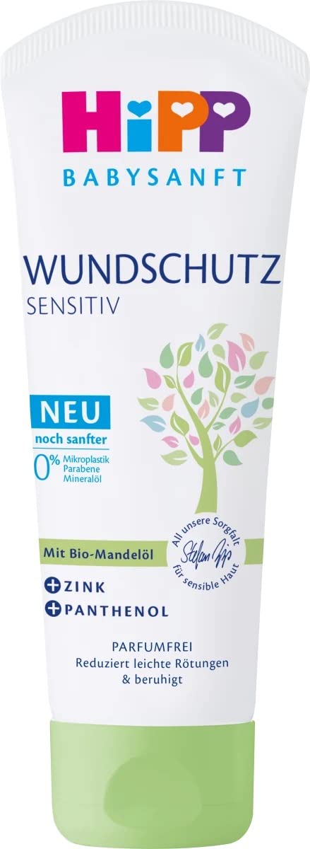 Nourishing Wound Protection Cream 75ml Organic Almond Oil Baby