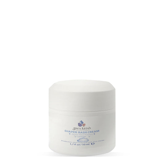 Diaper Rash Cream with Zinc Oxide Natural Barrier with Lavender & Grape Seed Extract Hypoallergenic, Vegan & Baby-Safe, 1.7 oz