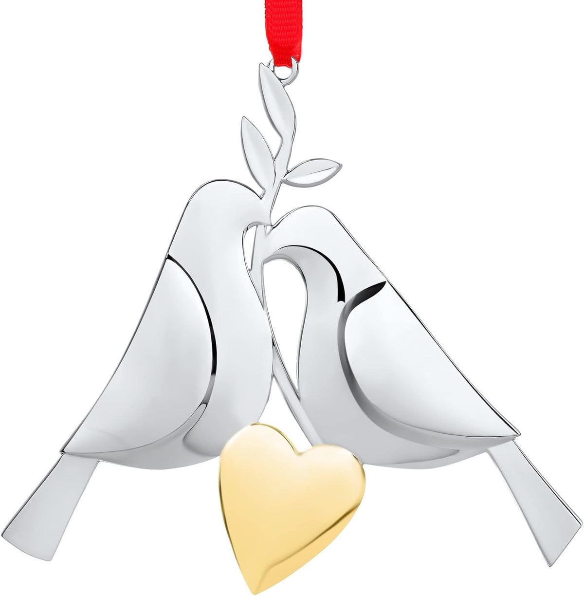 nambe Twelve Days of Christmas Hanging Tree Ornament (2 Turtle Doves)