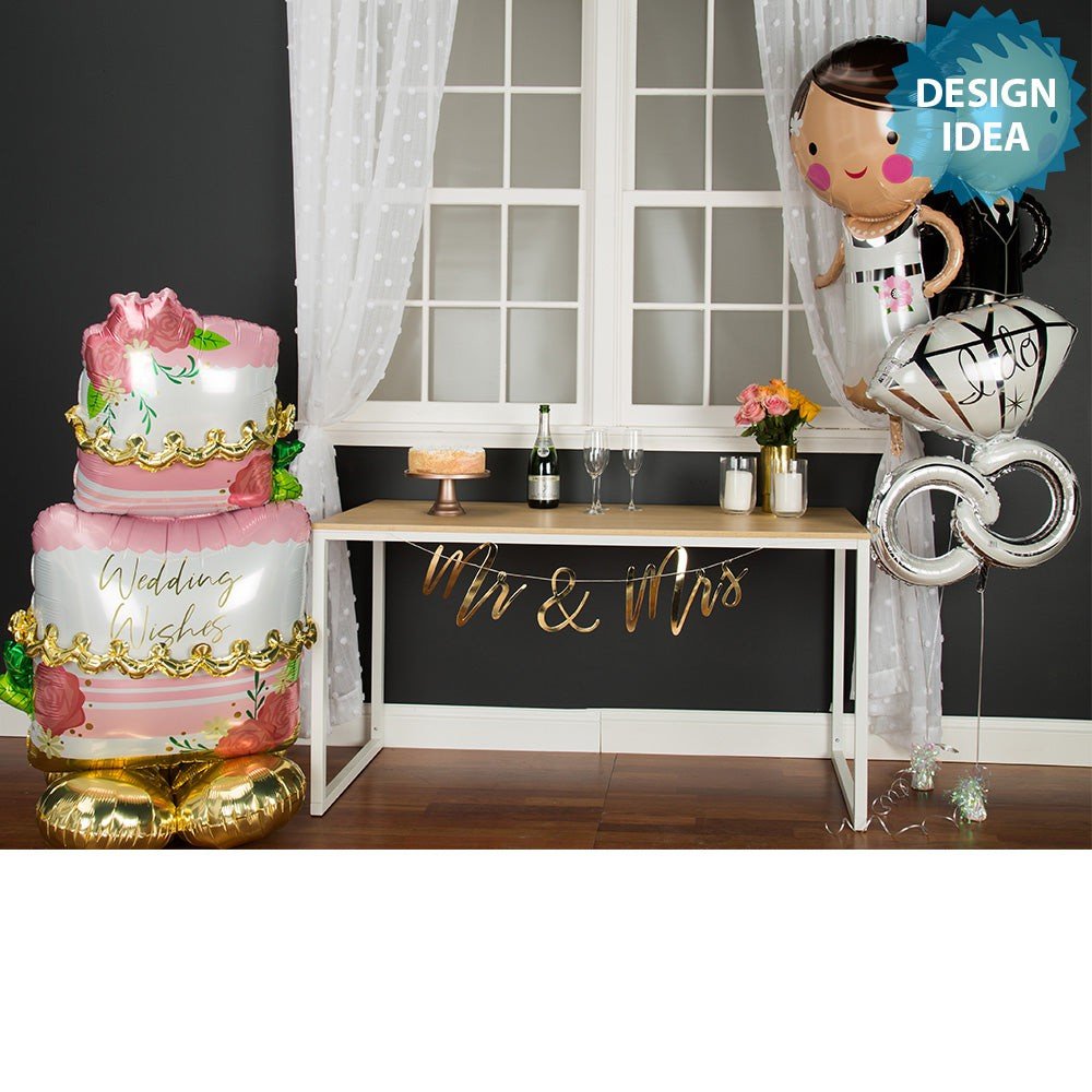 Wedding Cake Foil Balloon AirLoonz