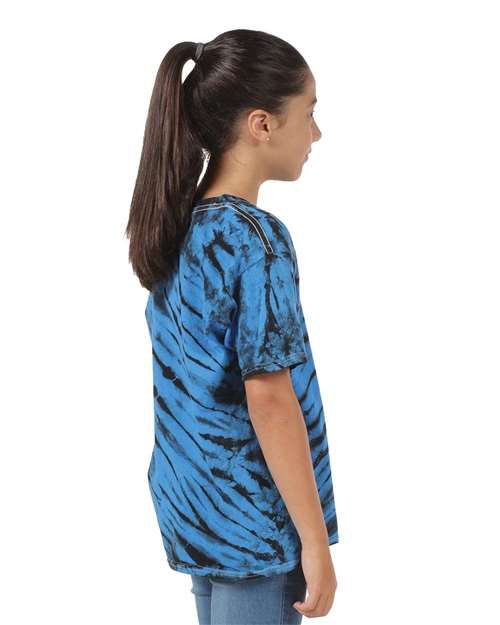 Tiger Stripe Tie-Dyed T-Shirt | USA Decoration