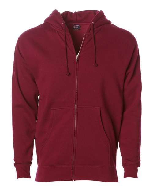 Heavyweight Full-Zip Hooded Sweatshirt | USA Decoration