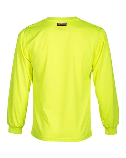 Microfiber Polyester Long Sleeve T-Shirt | USA Decoration