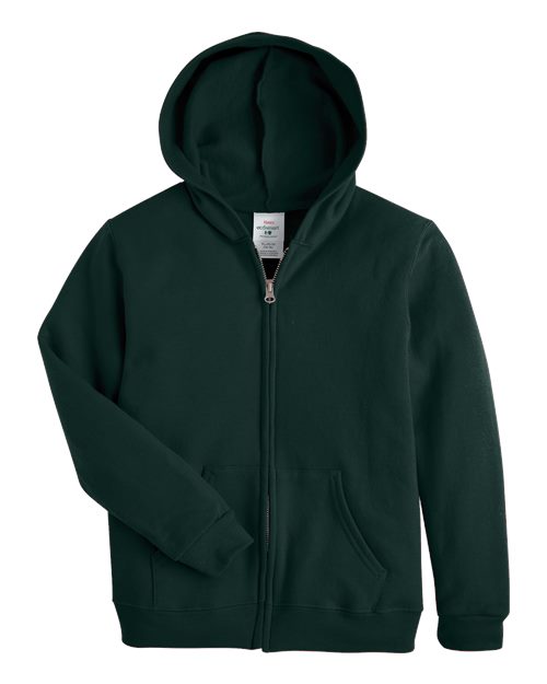 EcoSmart® Youth Full-Zip Hooded Sweatshirt | USA Decoration