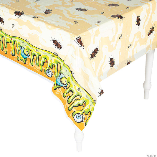 54" x 108" Gross Slime Plastic Tablecloth