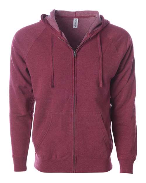 Special Blend Raglan Full-Zip Hooded Sweatshirt | USA Decoration