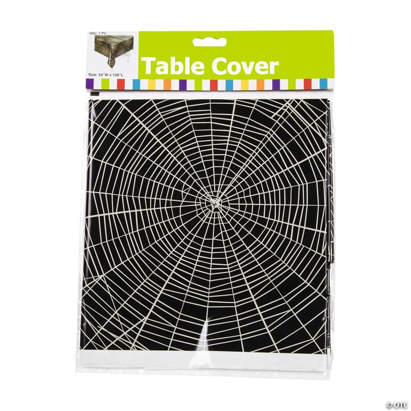 54" x 108" Vintage Halloween Plastic Tablecloth