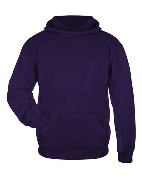 Youth Performance Fleece Hooded Sweatshirt | USA Decoration