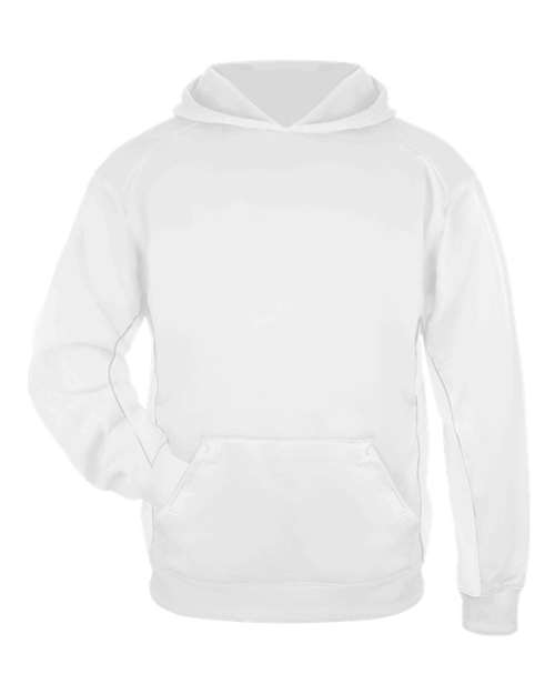 Youth Performance Fleece Hooded Sweatshirt | USA Decoration