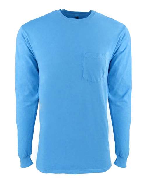 Inspired Dye Long Sleeve Pocket Crew | USA Decoration