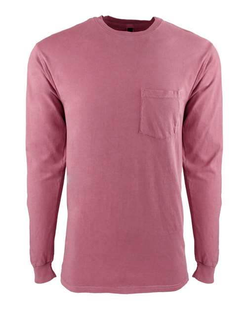 Inspired Dye Long Sleeve Pocket Crew | USA Decoration