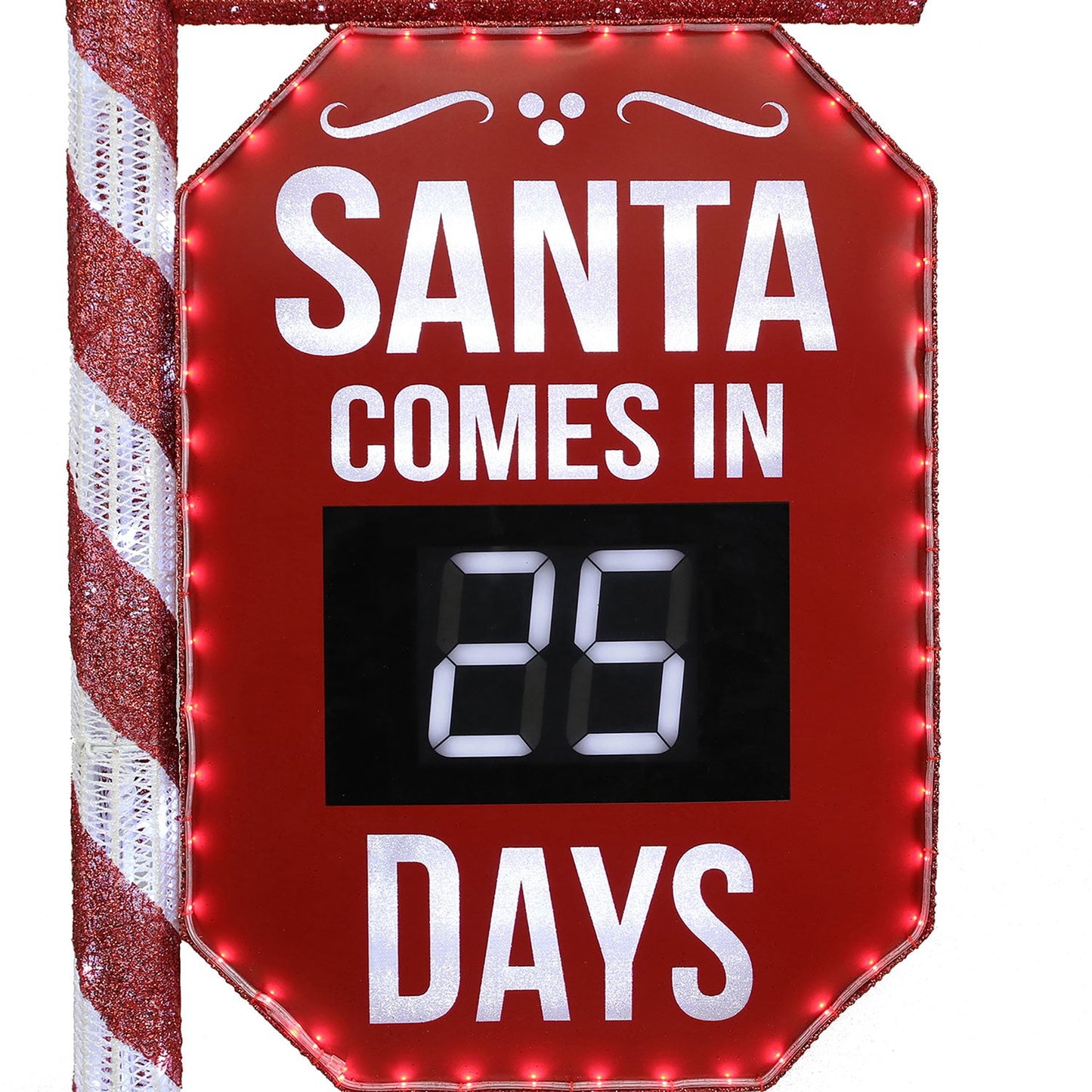 Member's Mark 5' Pre-Lit Santa Countdown Calendar | USA Decoration®