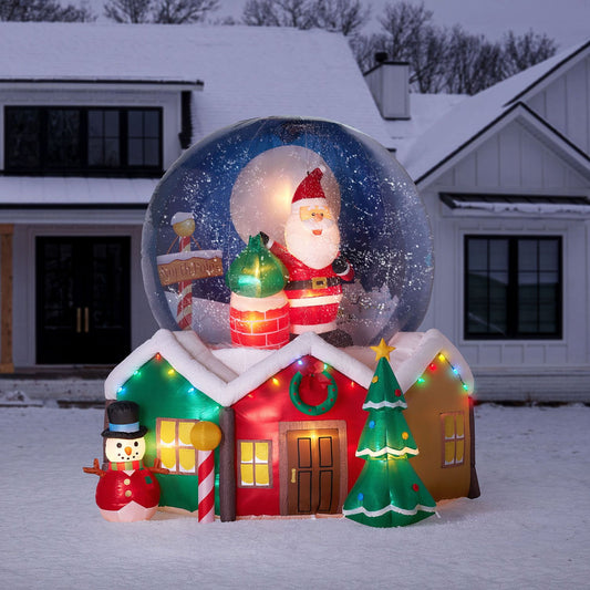 Member's Mark 9' Pre-Lit Snowglobe Airblown | USA Decoration®