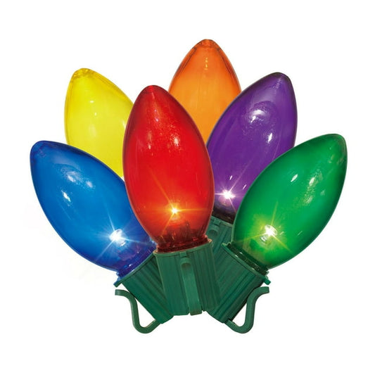 Member's Mark 50ct LED C9 Lights, 21' Lighted Length | USA Decoration®