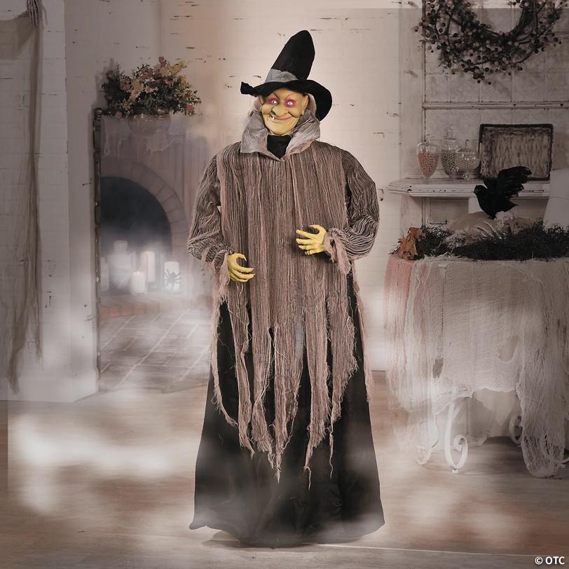 59" x 54" Floating Witch Halloween Decoration