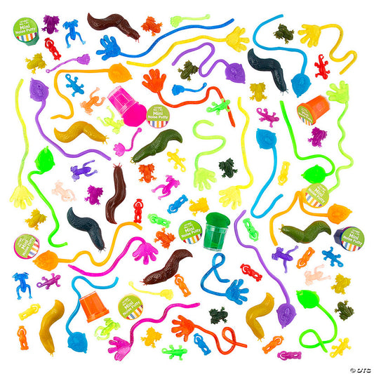 2" Bulk 96 Pc. Mini Dino-Mite Plastic Dinosaur Toy Assortment | USA Decoration®