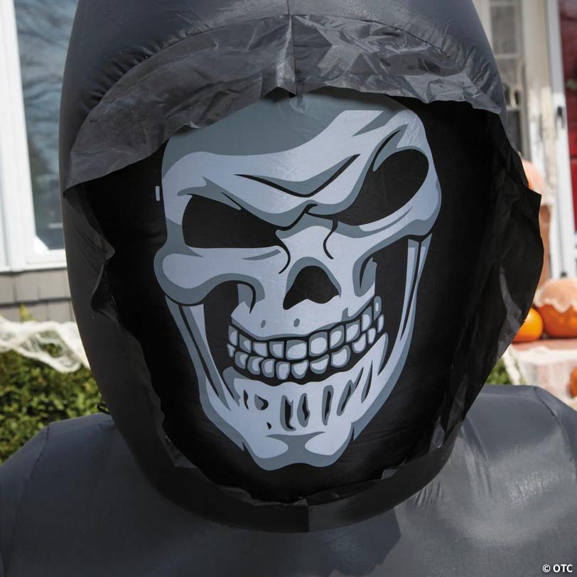 5 Ft. 11” Inflatable Groundbreaker Skeleton Reaper Halloween Decoration