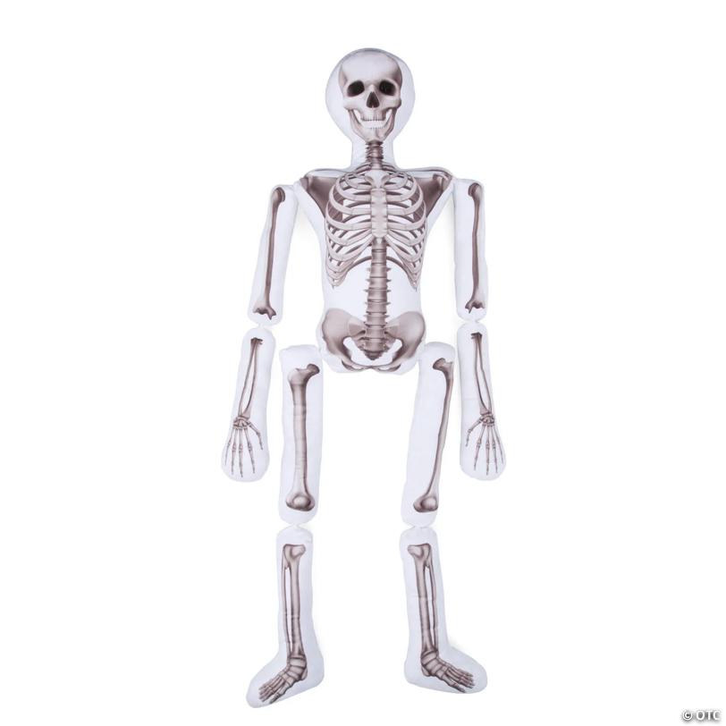 5 Ft. Halloween Stuffed Skeleton Pillow Halloween Decoration