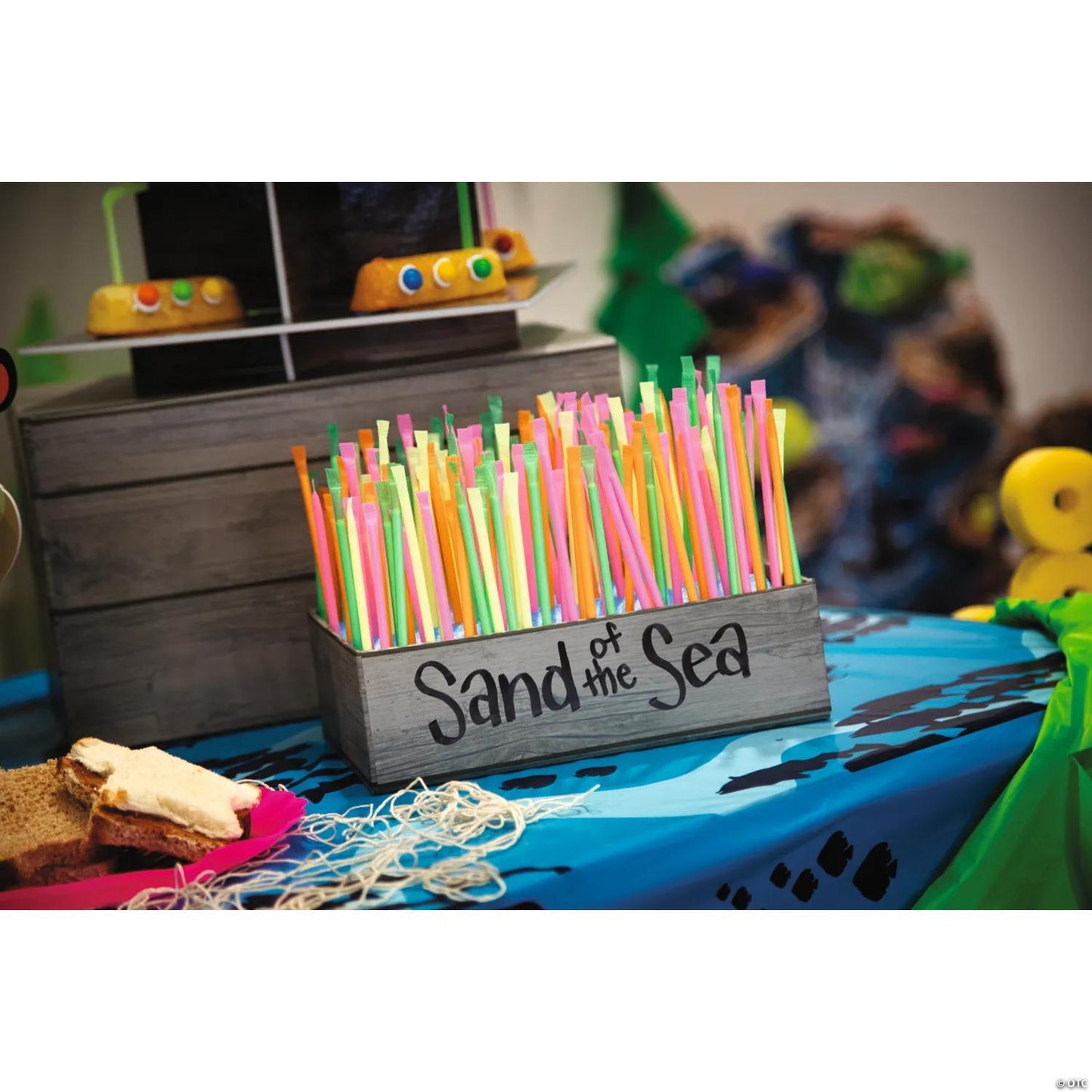 5" Neon-Colored Candy-Filled Plastic Straws - 240 Pc.